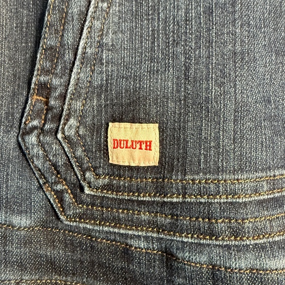 *NWOT* Brand New Duluth Trading Co Overalls for Women. Blue Denim. Size 18 Reg. - Picture 9 of 16